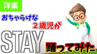 【踊ってみた】おちゃらけな2歳児がSTAY踊ってみた