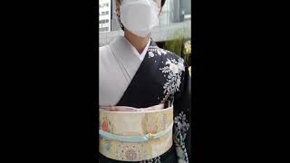 【女装】銀座で高級クラブのママ風訪問着を着用し街をブラブラしました。続きです。