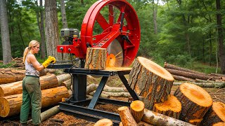 26 Mind-Blowing Firewood Processing Machines in Action! Homemade Firewood Processing Machines #10