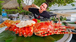 Best Seafood in Phuket!! 🇹🇭 GIANT LOBSTER + Crab Curry in Phuket, Thailand!!