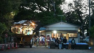 新宿神明神社で南町の山車を迎える（20250505）　#新宿のお船　#神明丸　#新宿神明神社