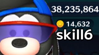 【ツムツム】スポーティーマックスskill6ﾌﾙｱｲﾃﾑ延長1.4万枚