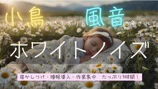 ⭐️大人気シリーズ⭐️赤ちゃん寝かしつけ・ホワイトノイズ | 途中広告無し| 大人の睡眠導入やリラックス・勉強や作業集中・ADHDの静心にも🌿