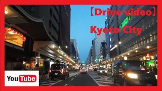 【Drive video shot in 4K】 Kyoto City at 7 p.m. on July 6, 2023 KYOTO JAPAN No.17