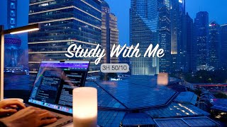 3-Hour Study with Me / Shanghai Night ð / Pomodoro 50-10 / Relaxing Lo-Fi / Day 155