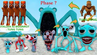 Epic Boss Fight! TUNG TUNG TUNG SAHUR vs Sky Blue Sprunki in GMod!