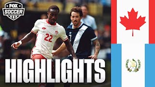 Canada vs. Guatemala Concacaf Gold Cup Highlights | FOX Soccer