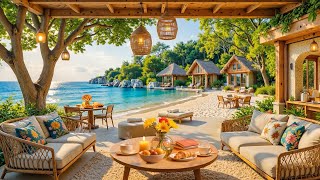 Summer Jazz Music 🌤️ Soft Jazz Music & Calm Beach Bossa Nova for Relax, Peaceful and Stress Relief