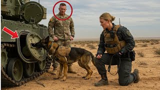 K9犬が戦車に向かって吠え続け、止まらない！兵士たちが中から見つけたものは恐ろしい！
