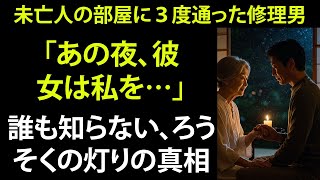 【シニア恋愛】「電気をつけないで」——あの夜、彼女が囁いた言葉