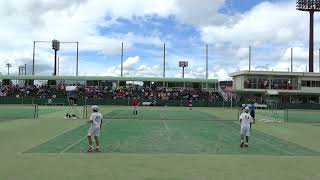 第53回 関東中学生ソフトテニス大会　　　　　準決勝　中村・小川　対　野田・林田(清明学園)
