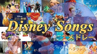 【広告なし】ディズニー３０曲メドレー（作業用BGM，睡眠BGM，安眠，癒やし）