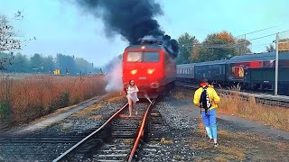 Most Unbelievable Train Moments Caught on Camera - Best Of Month #70