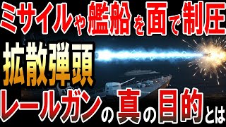 ミサイルや艦船を面で制圧！レールガンの真の目的を考察！