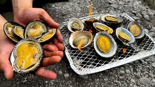 磯の貝でバター醤油パスタ作る