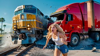 Dangerous Idiots Fastest Truck & Heavy Equipment Fails | Extreme Truck Idiots at Work#17 |Giga Tech