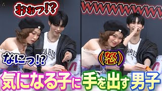 生放送中イタズラしまくるZB1のハンビンに思わず呆れ顔になるチェウォンが面白い