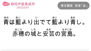 【滑舌練習】声優・ナレーターを目指す方必見！練習動画_静岡声優養成所シズセイ のサムネイル