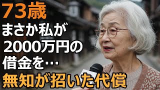 73歳の女性、私が2000万円の借金を…老後の罠、無知が招いた代償