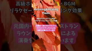 ラウンジピアニストが弾くピアノBGM リラクゼーション&ヒーリング効果#shorts