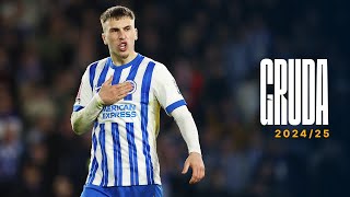 Best Of Brajan Gruda 2024/25 | FIRST Brighton Goal And His Silky Skills!