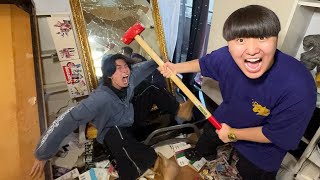 無許可で企画をパクってるYouTuberの家を解体してみた【ドッキリ】