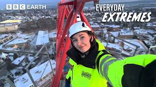 Day in the Life of a Female Crane Operator | Everyday Extreme | BBC Earth Explore