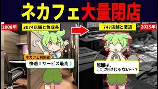 ネカフェ業界の客離れがヤバすぎた…【ずんだもん解説】