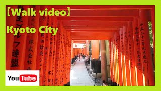 【Walk video shot in 4K】 Fushimi Inari Taisha Shrine Second half, Kyoto City at 6 pm 2023 JAPAN No.13