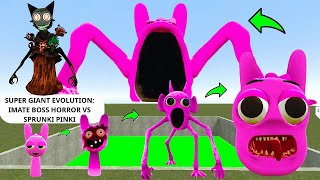 Super Giant Evolution: Sprunki Pinki vs IMATE Boss Horror – GMod Ultimate Battle!