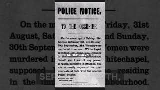 Jack the Ripper strikes again #crimestory  #jacktheripper #criminalhistory #londonhistory
