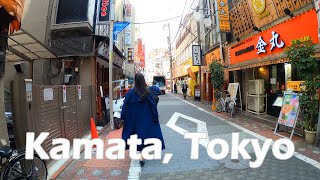 【4K】東京 京急蒲田駅からJR蒲田駅まで商店街を散策 Walk around the shopping streets of Kamata Station in Tokyo. (Apr.2021)