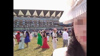 【女装】イギリスの競馬ロイヤルアスコットroyal ascot2022にドレスを着て行ってみました