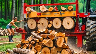 26 Mind-Blowing Firewood Processing Machines in Action! Homemade Firewood Processing Machines #8