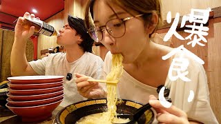 深夜ラーメン美味すぎて即リバウンド夫婦。