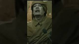 Gaddafi's last televised speech  #history #libya #speech