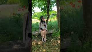 小渕沢の花の公園にて撮影