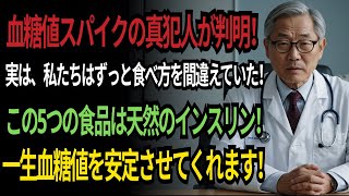 血糖値スパイクの本当の原因が判明！実は、私たちはずっと間違った食べ方をしていました！この5つの食品は天然のインスリンのように働き、血糖値を一生安定させてくれます。高齢者のための知恵｜オーディオブック
