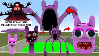 GIANT EVOLUTION! Sprunki Pinki vs Mr. Tree – Super-Sized Boss Battle in GMod!