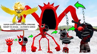 Super Giant Evolution: Sprunki Raddy vs Angel – Ultimate GMod Final Showdown!