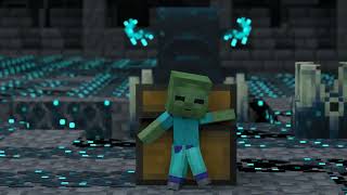 Zombie Army Vs Warden Trailer (Minecraft Animation)