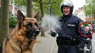 【感動する話】無慈悲な警官が唐辛子スプレーを使用──標的がK9警察犬で、飼い主の正体を知らずに…