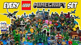 私は、これまでに作られたすべてのレゴ・マインクラフトのセットを組み立てました...