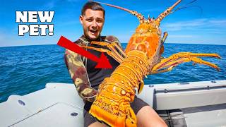I Found GIANT Lobsters and Kept them as Pets...