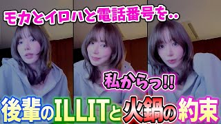 人見知りなサクラが自分からILLITのモカとイロハに声をかけた話が可愛すぎる