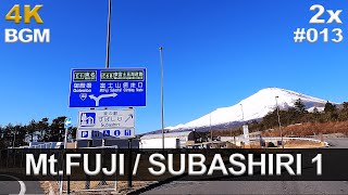 [4K] Mt. Fuji Part 1 / Roadside Station Subashiri / Tokyo to Shizuoka / Driving in Japan