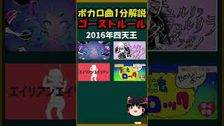 【1分ボカロ曲解説！】ボカロ再興の象徴！「ゴーストルール」について #shorts