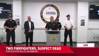 FULL VIDEO: Kootenai County Sheriff gives update after 2 firefighters were killed in shooting near C