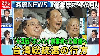 【“大混戦”台湾総統選の行方】来年1月の総統選に“異変”第3勢力の躍進にホンハイ創業者も…独自取材「選挙戦」の舞台裏【深層NEWS】