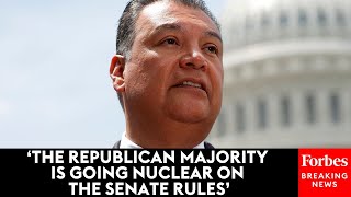 Alex Padilla Accuses GOP Of 'Breaking The Senate Rules' To Try To Pass The Big Beautiful Bill